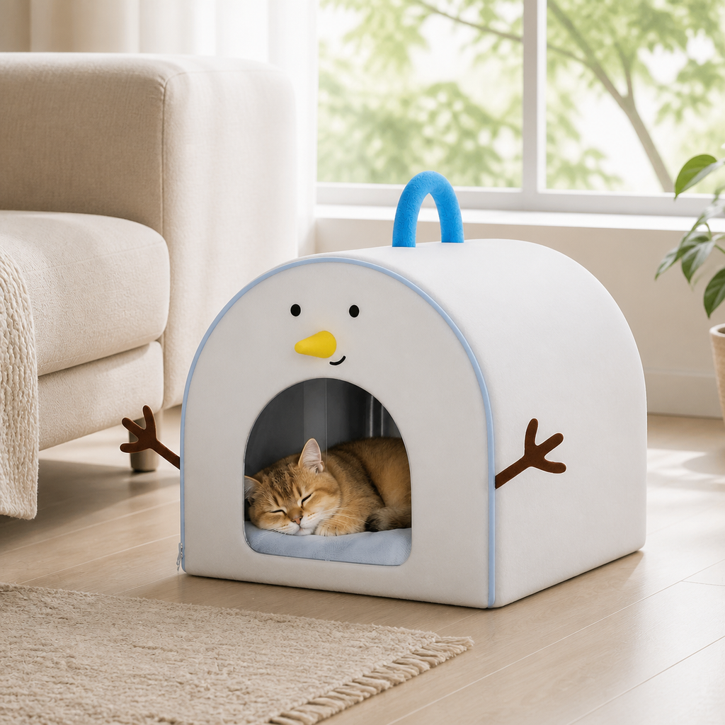 Cooling Cat Ice House Bed