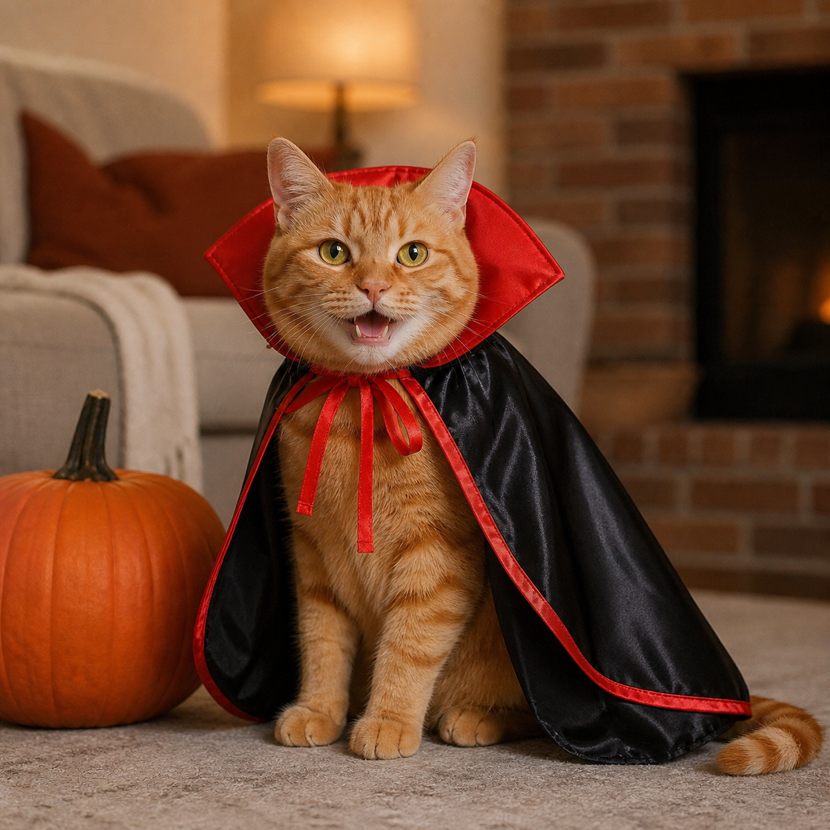Vampire Cat Cape