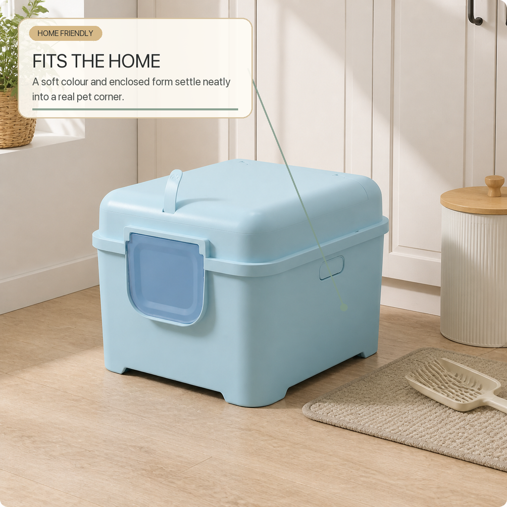 Extra-Large Enclosed Cat Litter Box