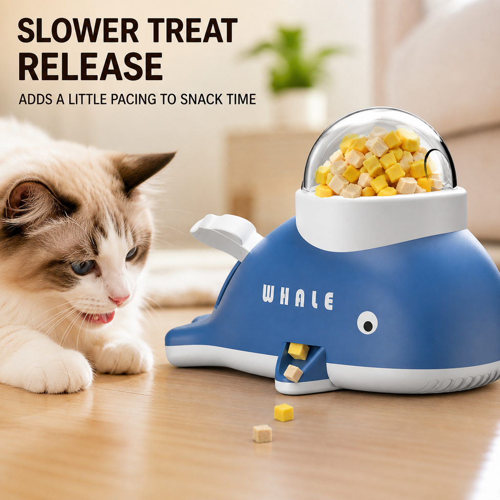 Whale Treat Dispenser Puzzle Toy