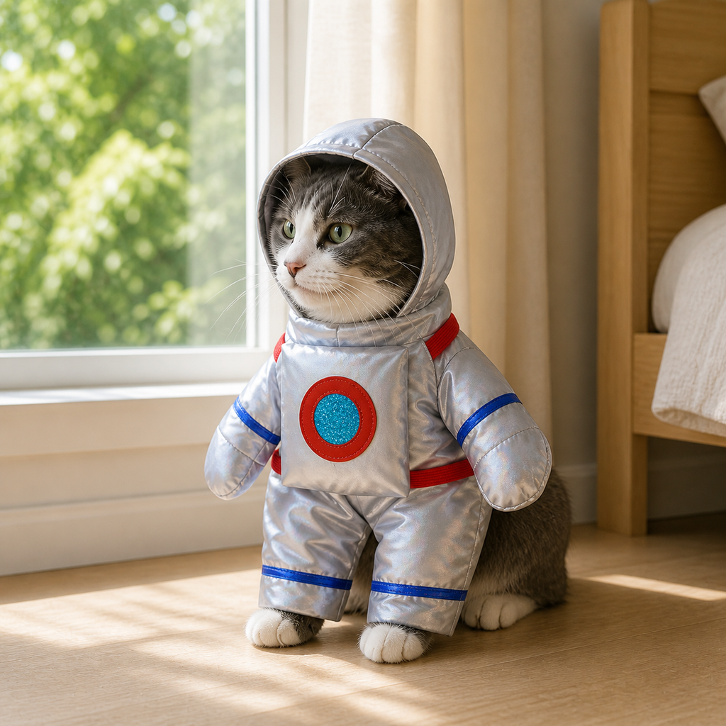 Astronaut Cat Costume