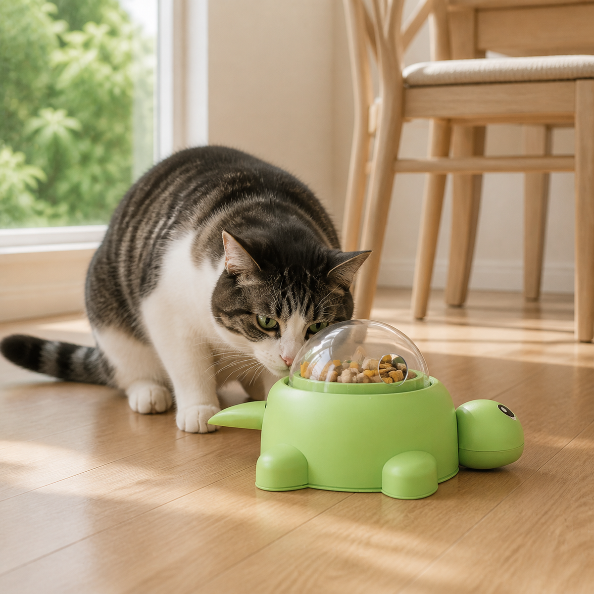 Little Turtle Press-and-Feed Toy