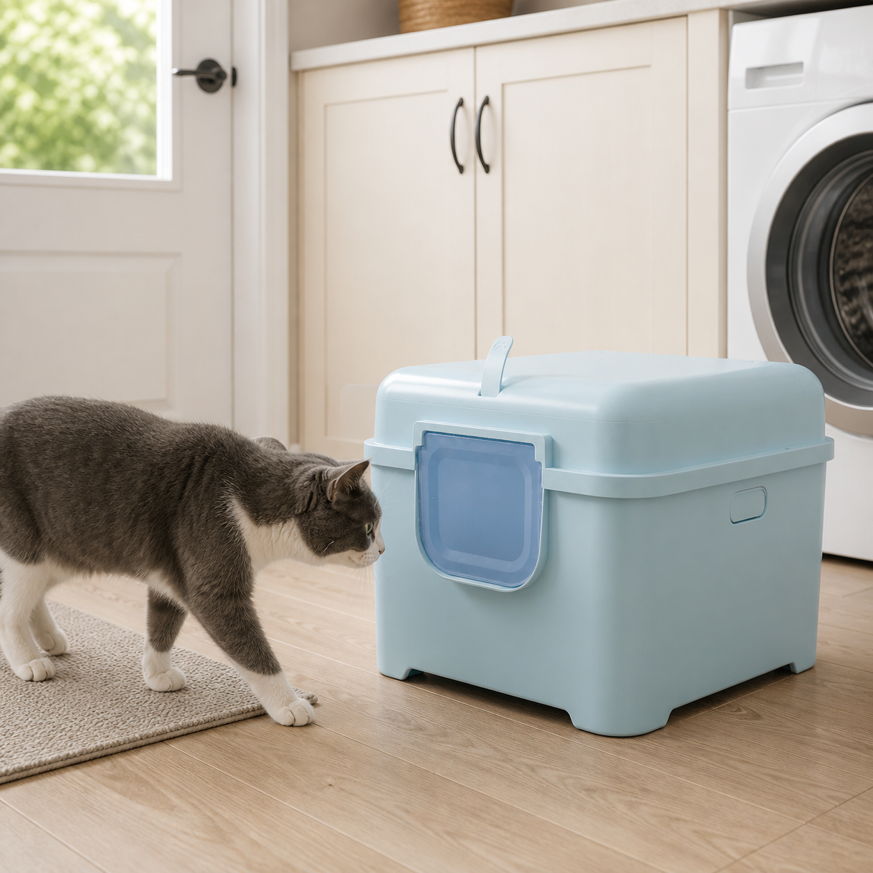 Extra-Large Enclosed Cat Litter Box
