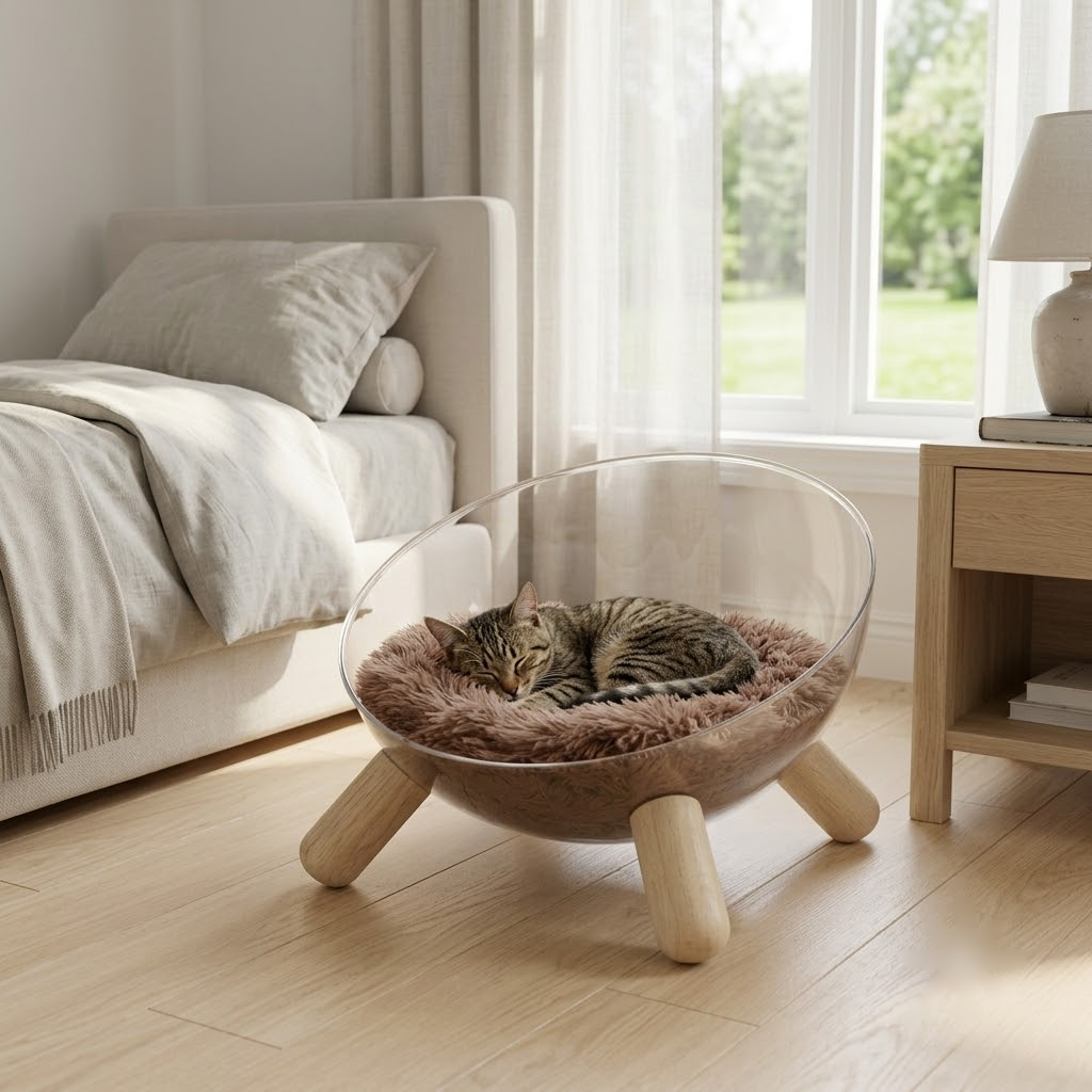 Moonlight Capsule Cat Bed