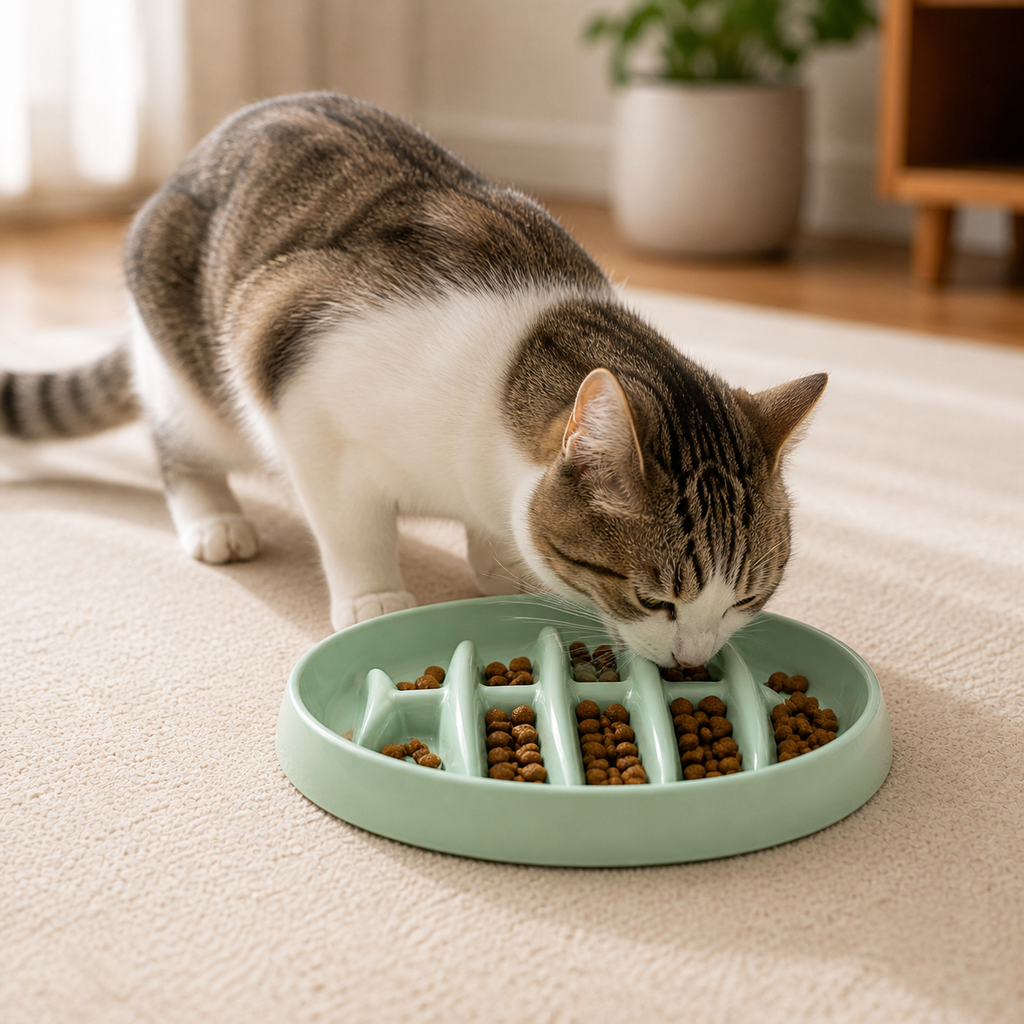Fishbone Slow Feeder Bowl