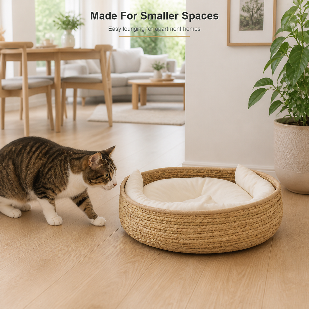 Cotton Rope Cat Basket Bed