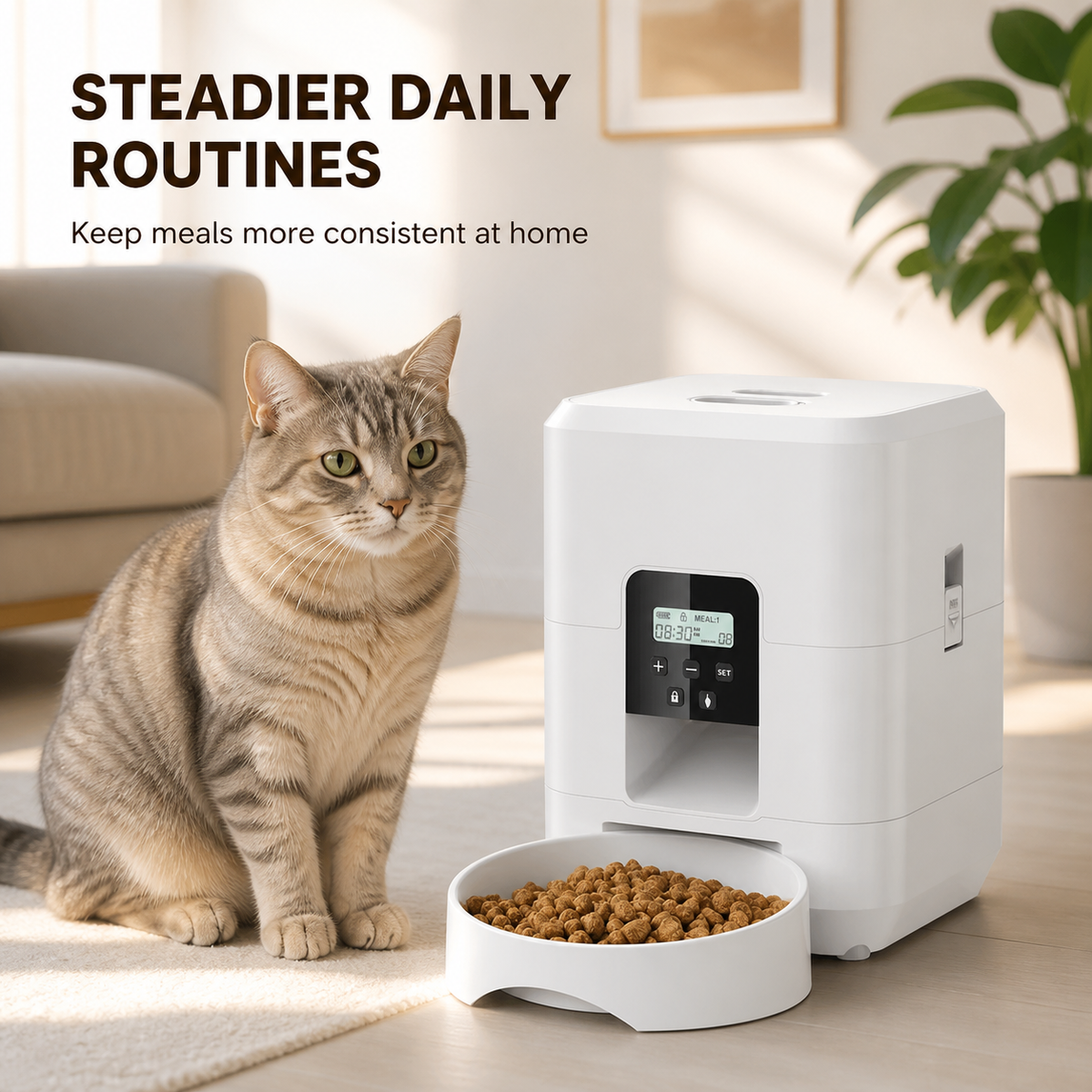 2L Timed Cat Feeder