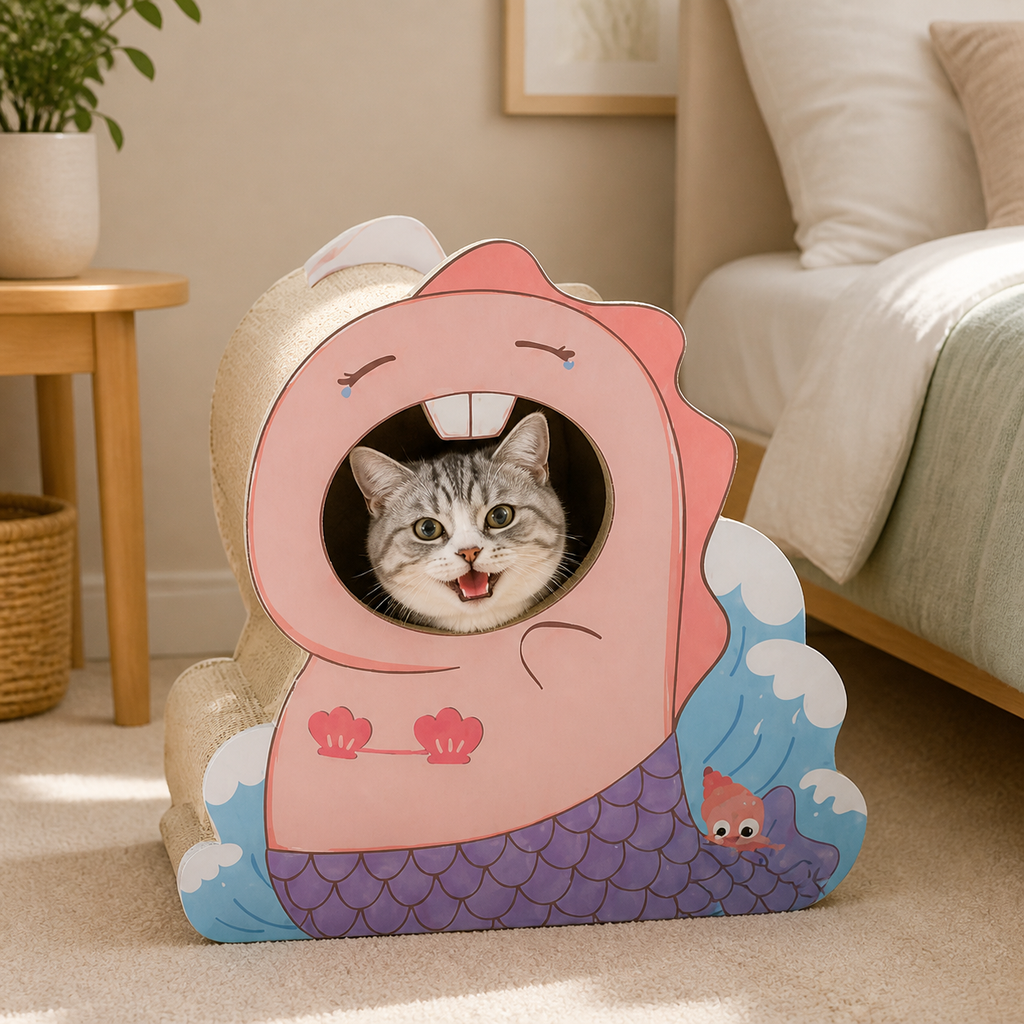 Character Cat Scratcher Hideaway