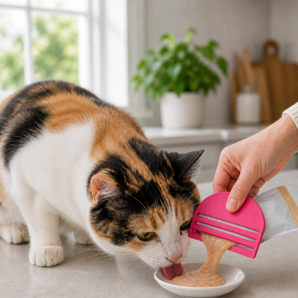 Cat Treat Squeeze Scraper