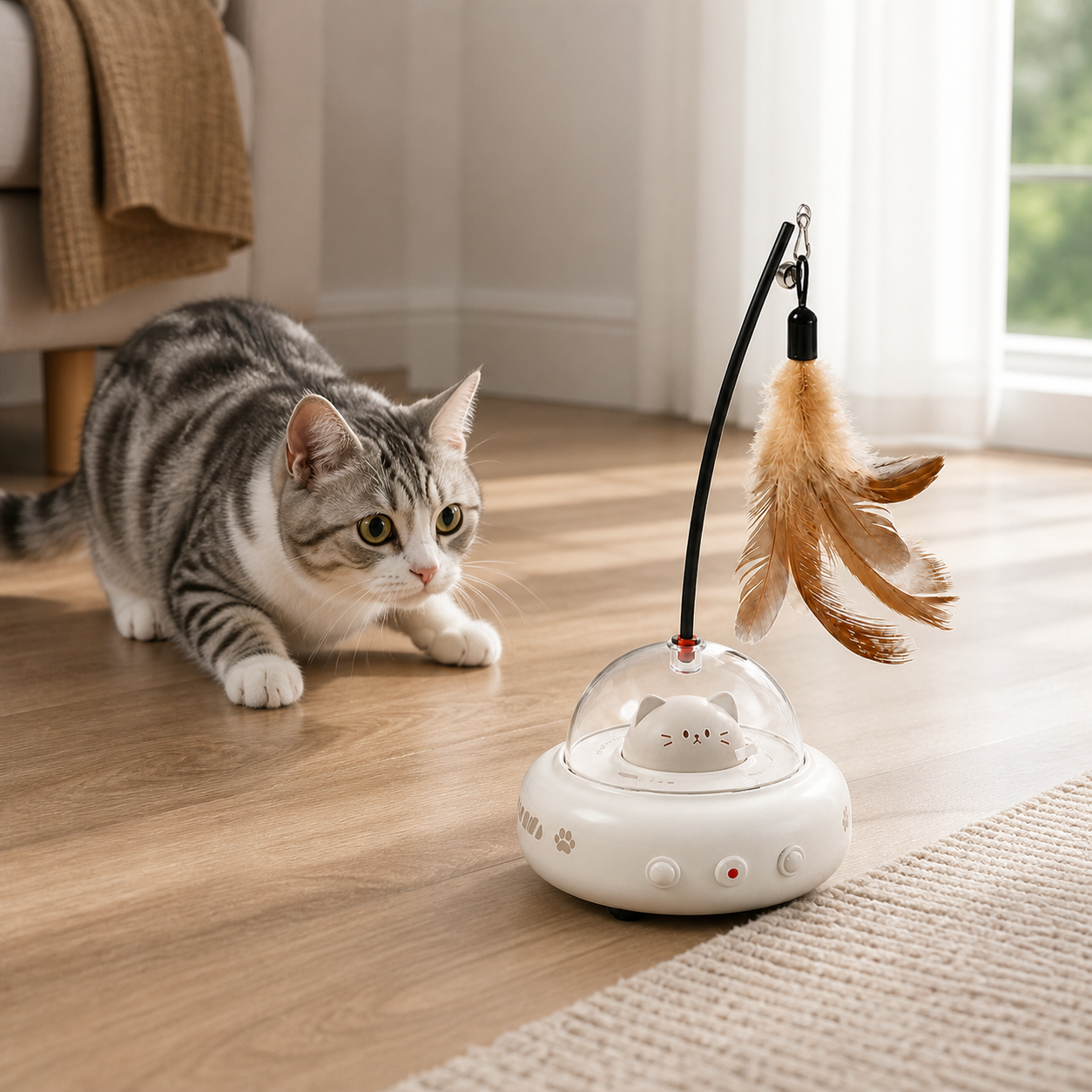 Automatic Cat Teaser Toy