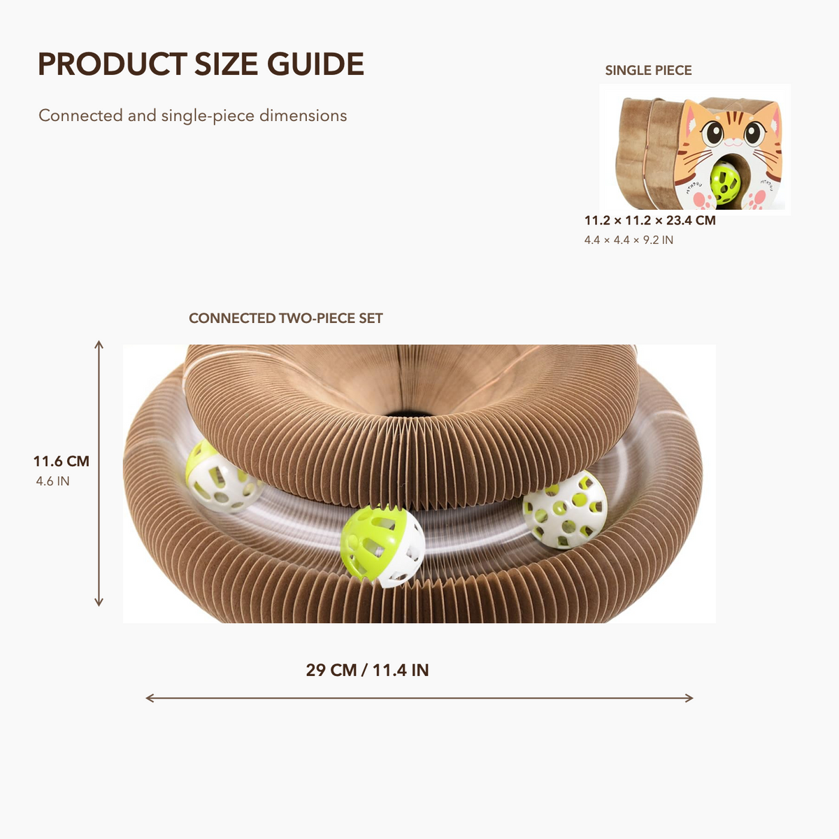 Magnetic Kitty Kurls Cat Scratcher
