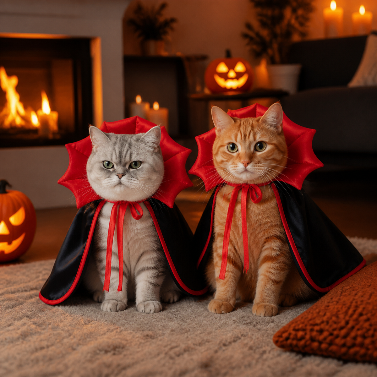 Vampire Cat Cape