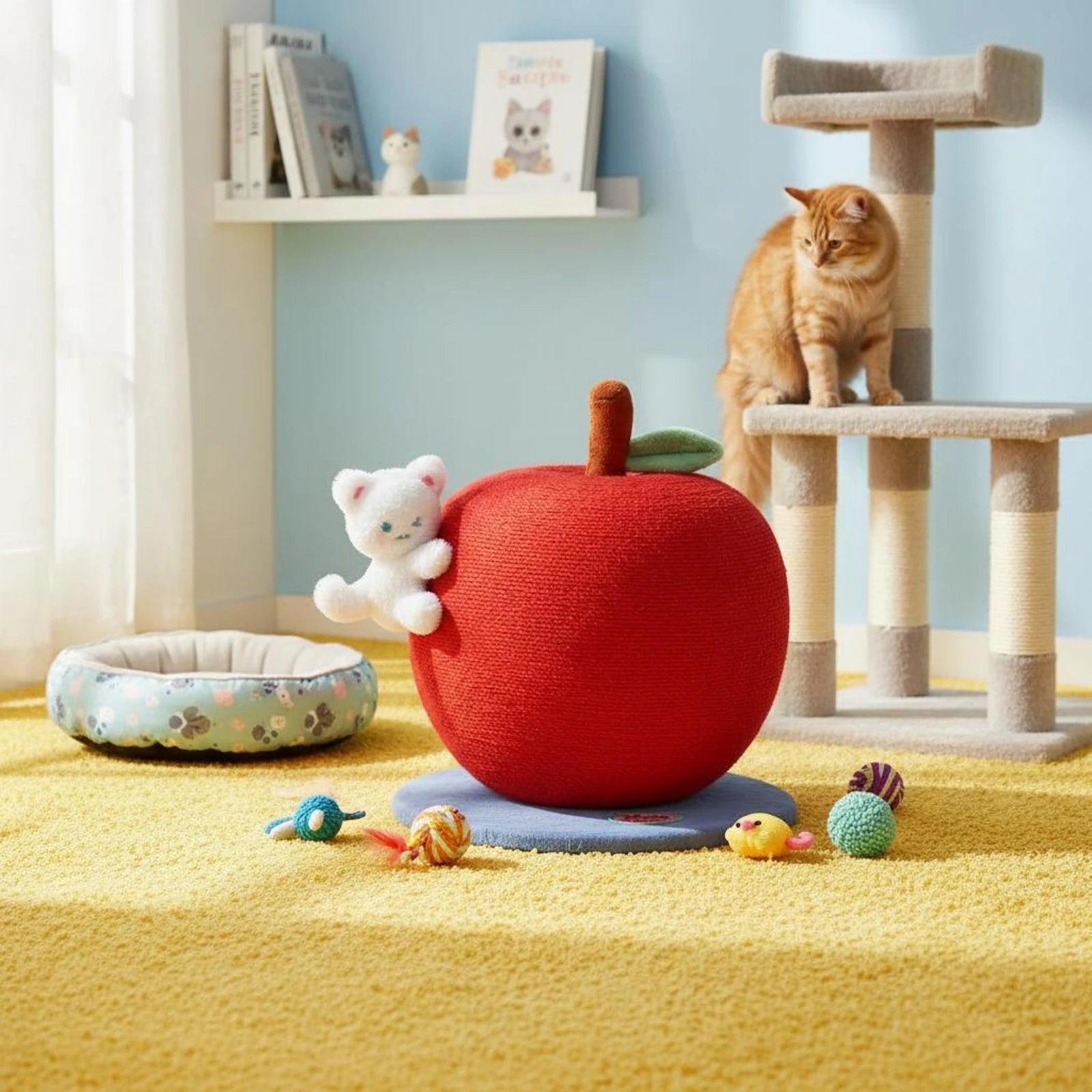 Apple Cat Scratching Post