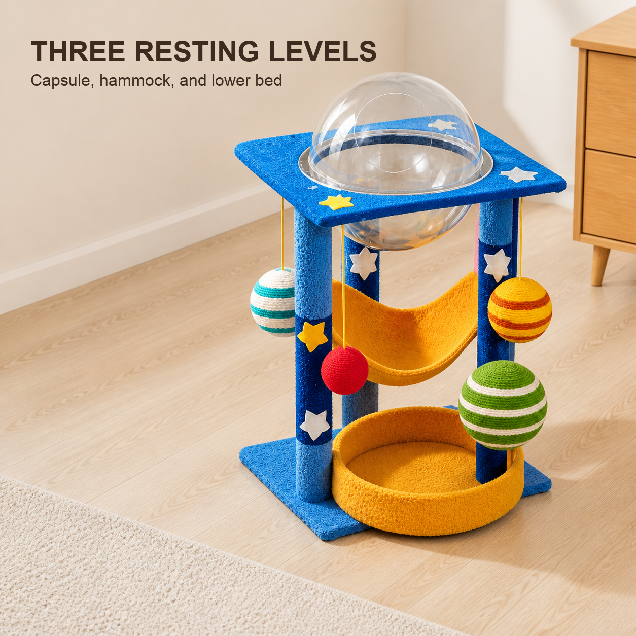 Moon Capsule Cat Tree