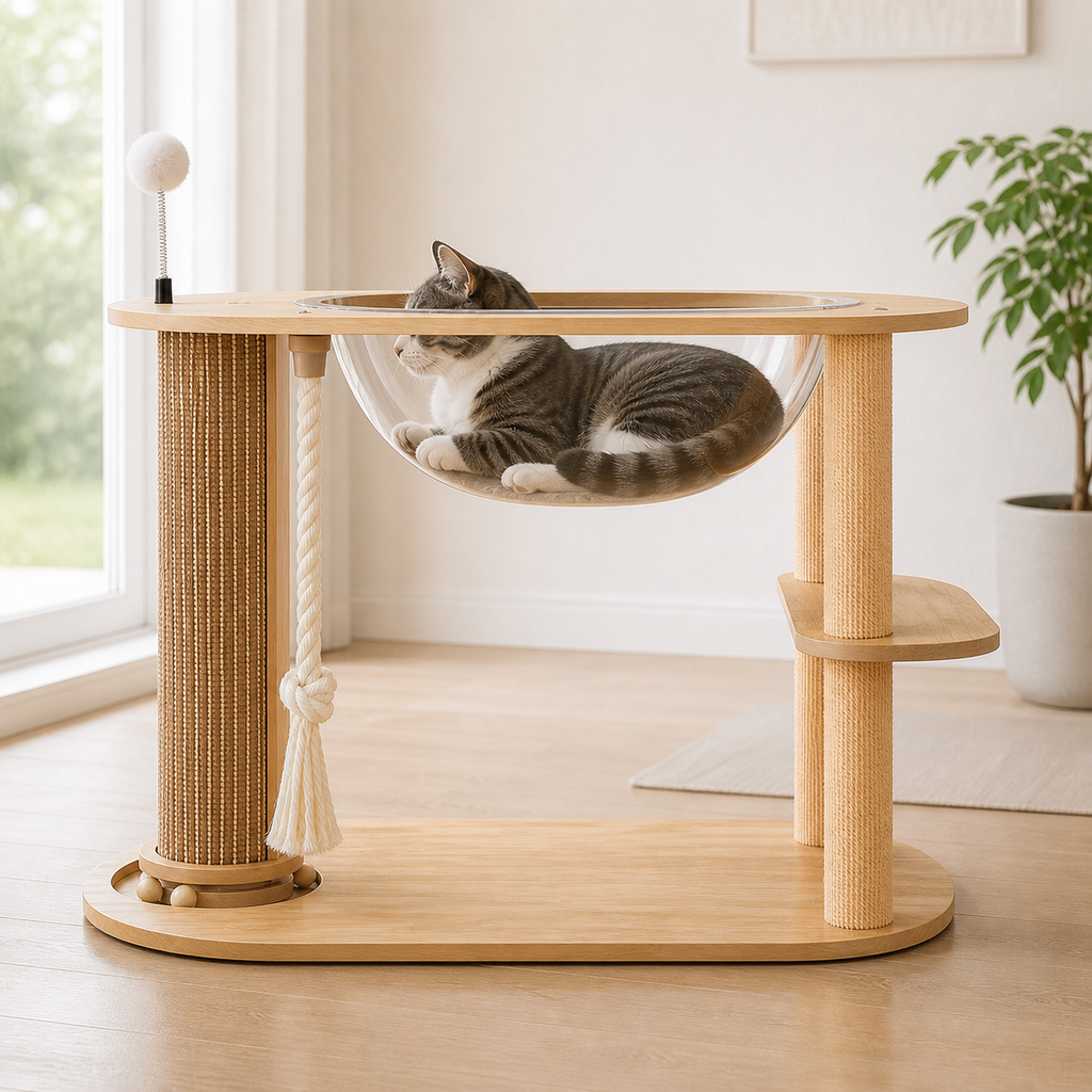 Space Capsule Cat Tree