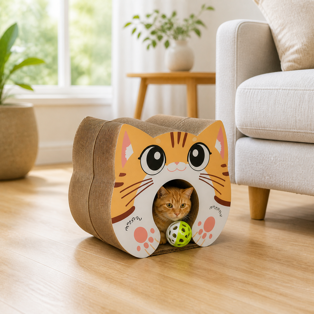 Magnetic Kitty Kurls Cat Scratcher