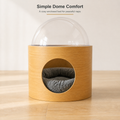 Wooden Capsule Cat House