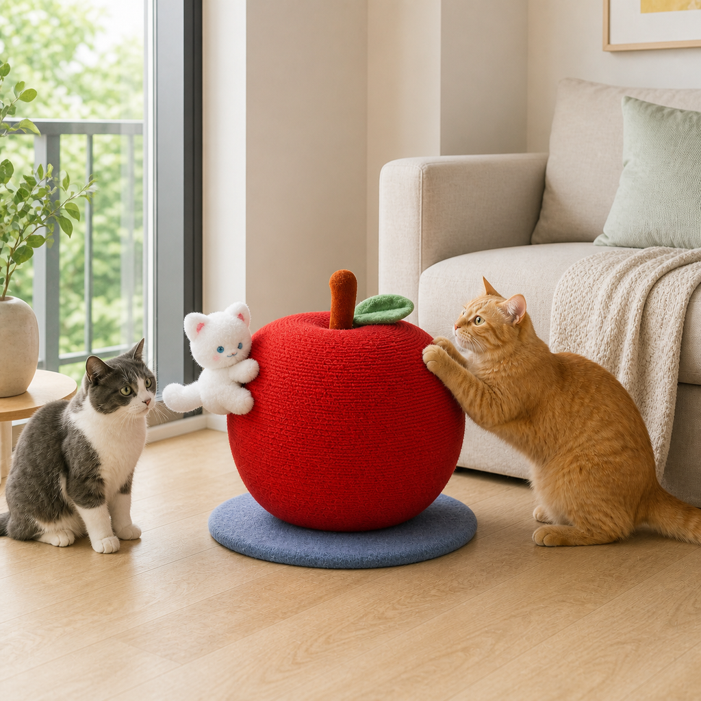 Apple Cat Scratching Post