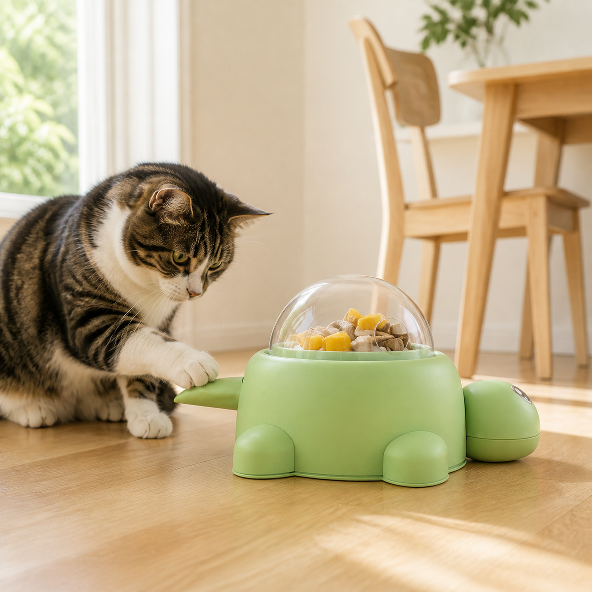 Little Turtle Press-and-Feed Toy