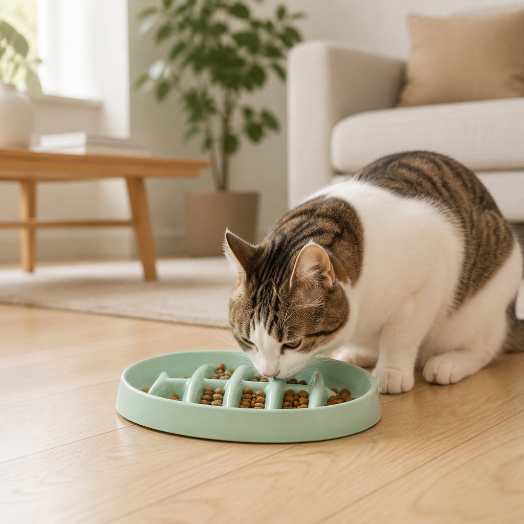 Fishbone Slow Feeder Bowl
