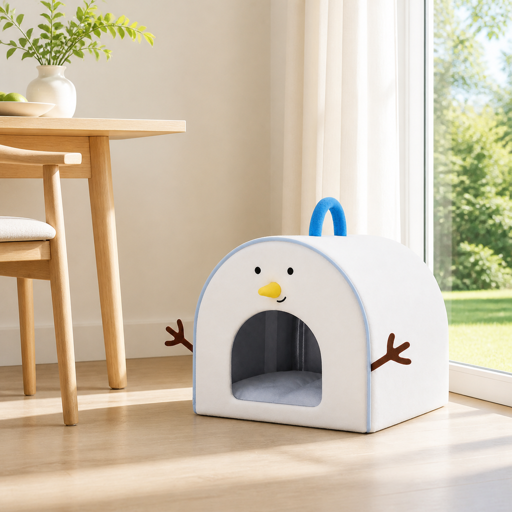 Cooling Cat Ice House Bed