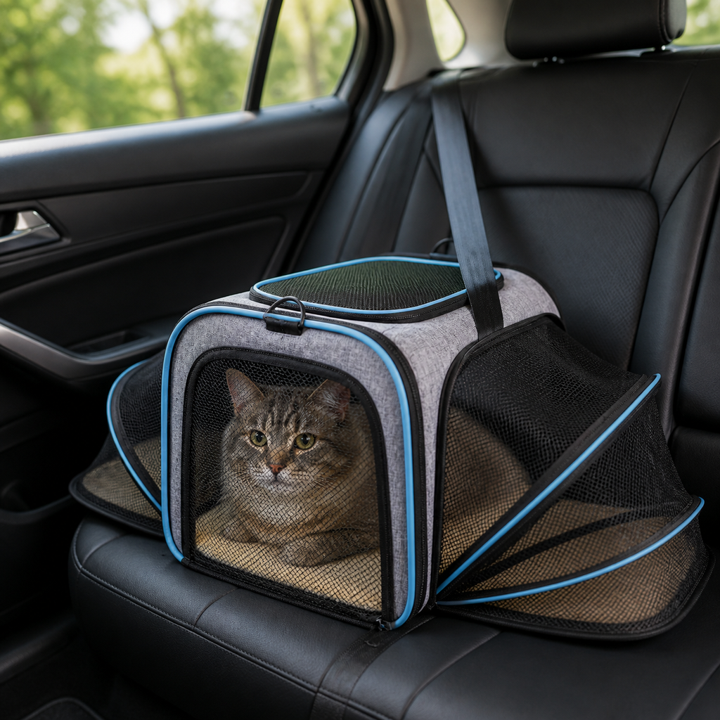 Expandable Soft Cat Carrier
