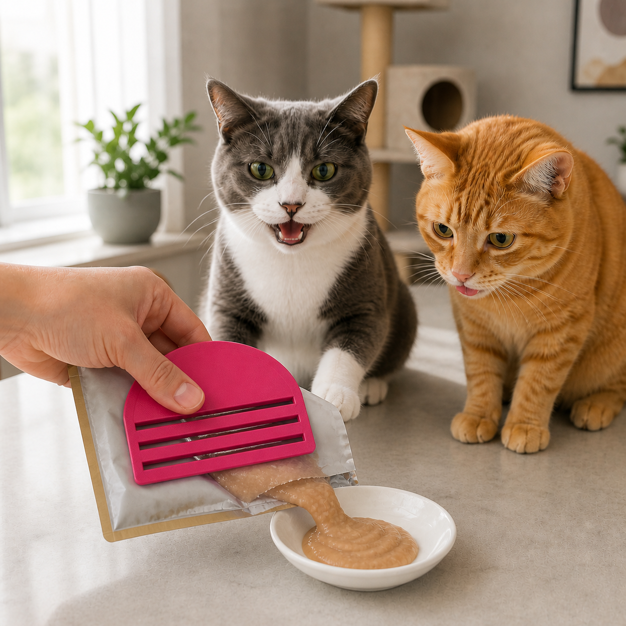 Cat Treat Squeeze Scraper