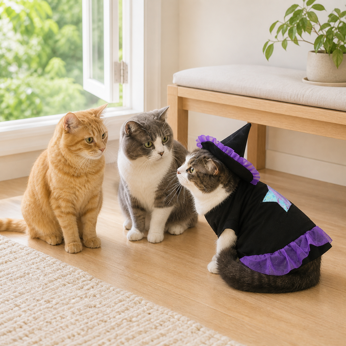 Wizard Cat Costume