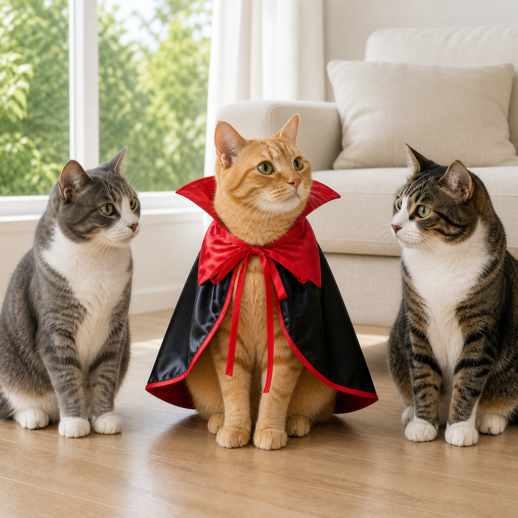 Vampire Cat Cape