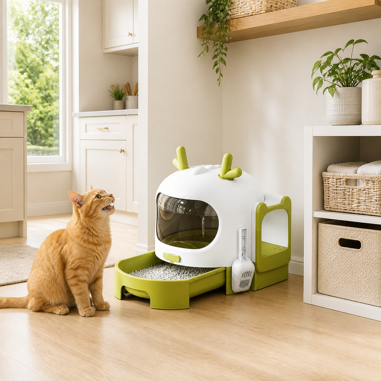 Jumbo Pull-Out Cat Litter Box