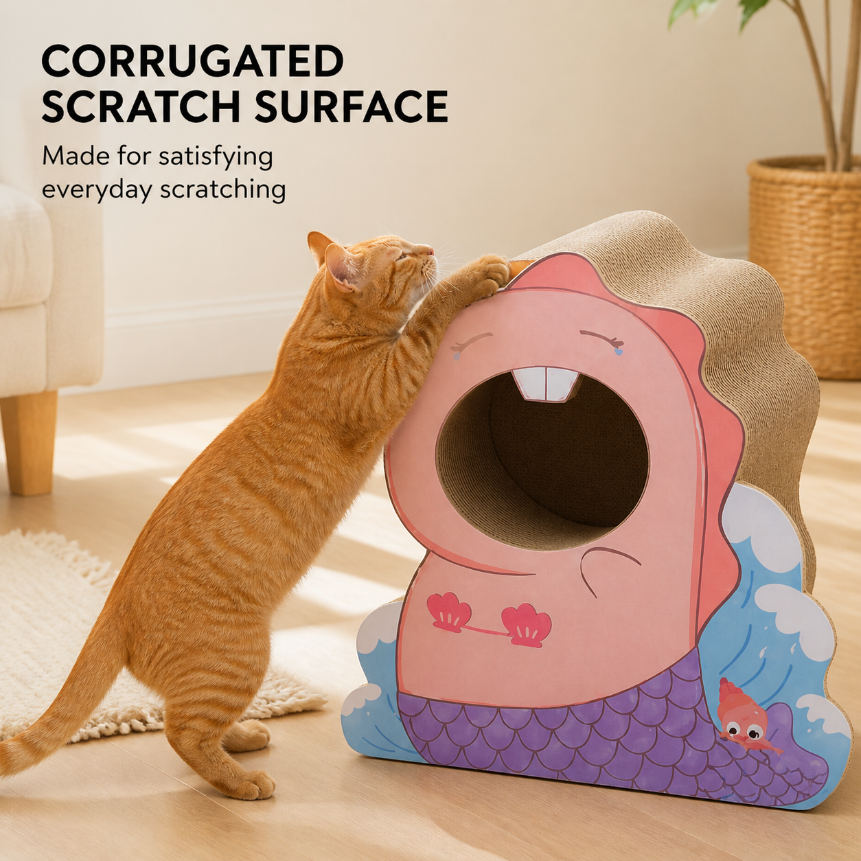 Character Cat Scratcher Hideaway