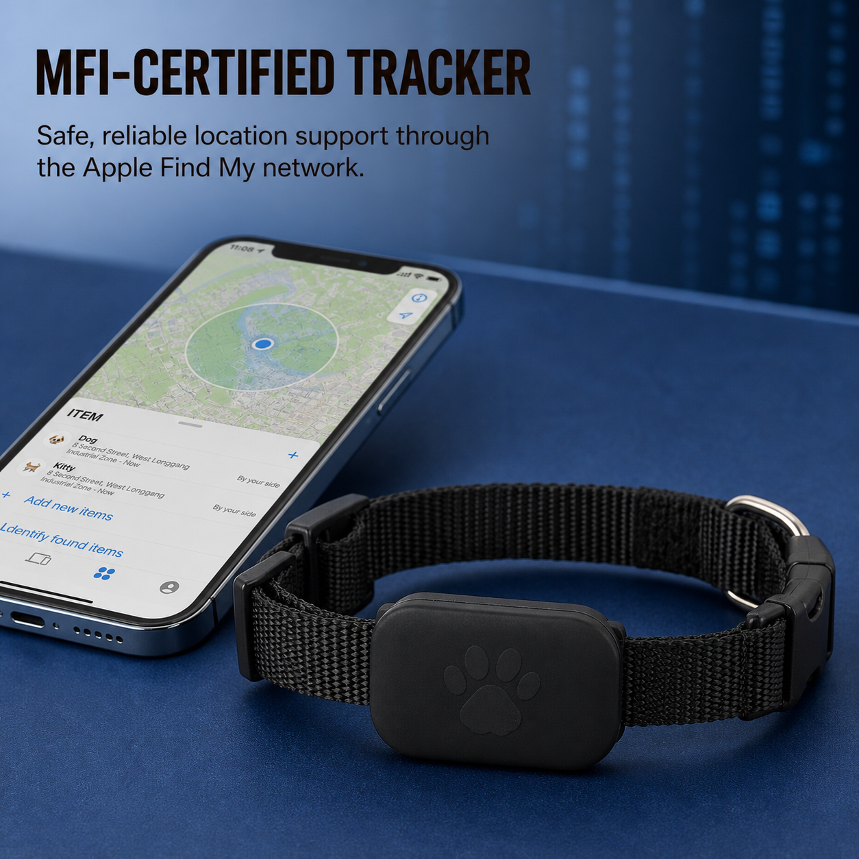 Adjustable Pet Locator Collar