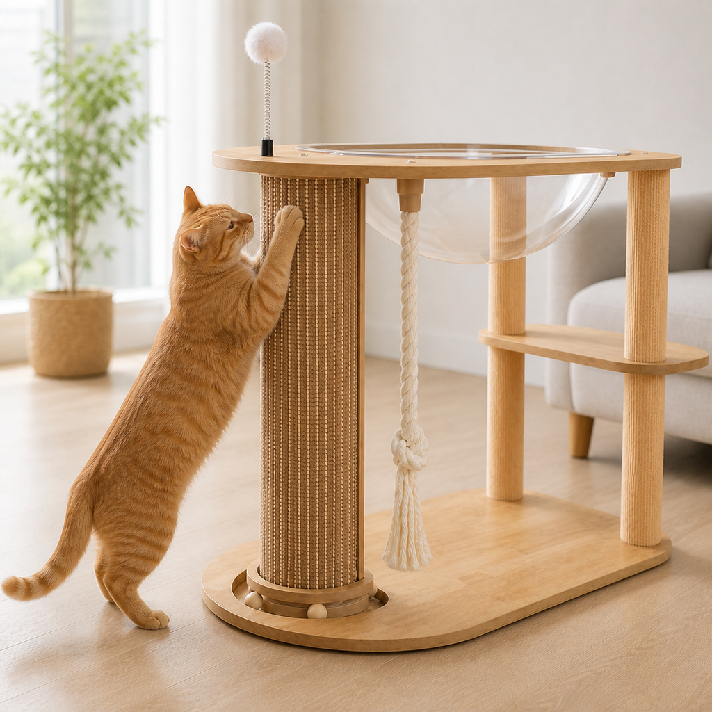 Space Capsule Cat Tree