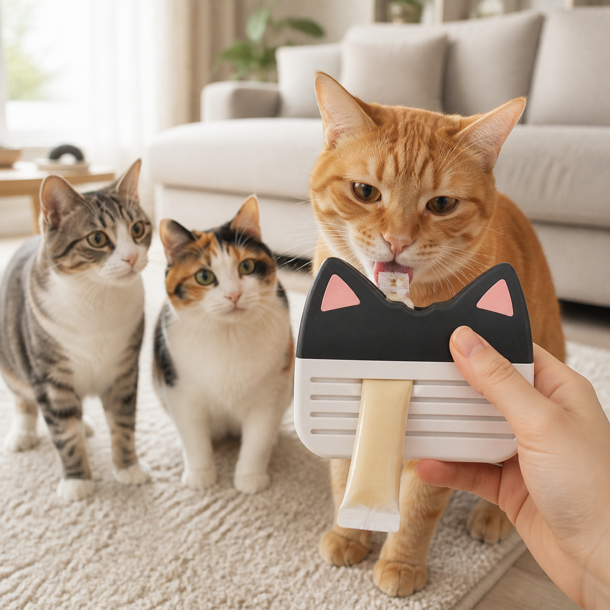 Cat Treat Squeeze Dispenser