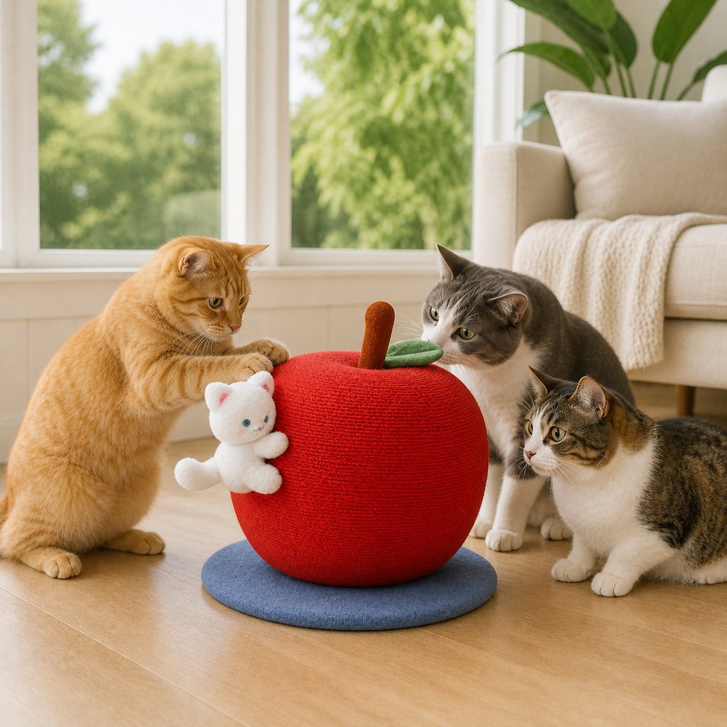 Apple Cat Scratching Post