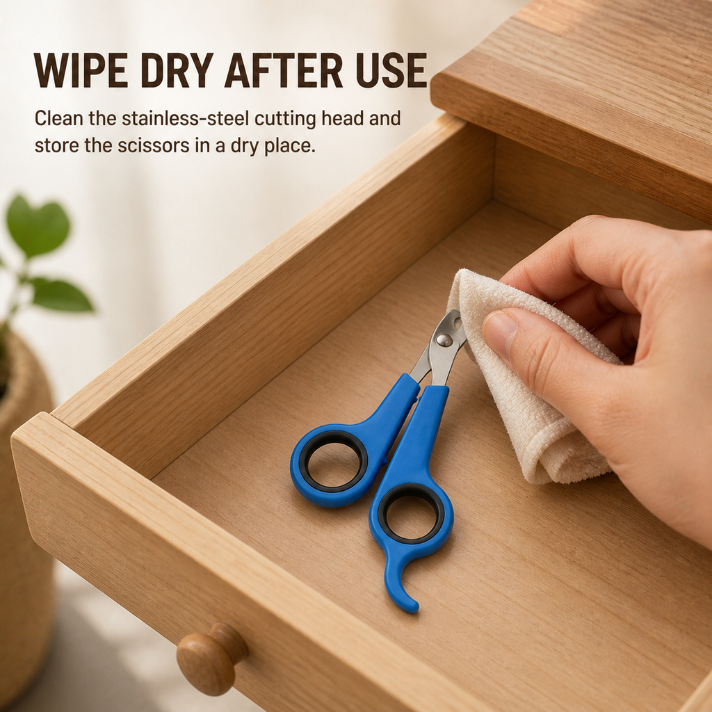 Compact Cat Nail Scissors