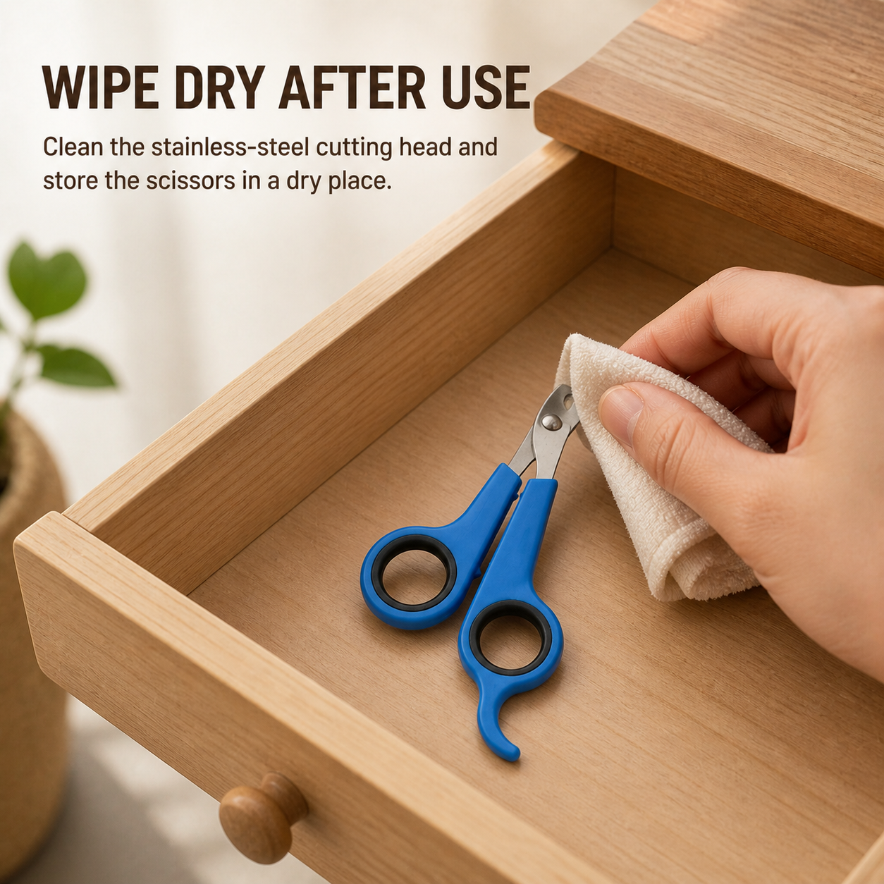 Compact Cat Nail Scissors