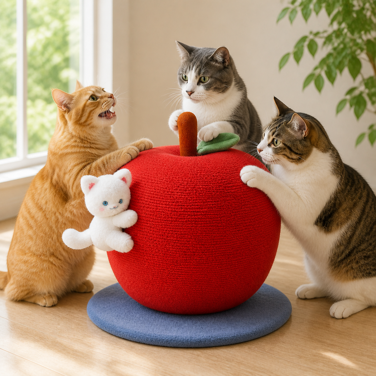 Apple Cat Scratching Post
