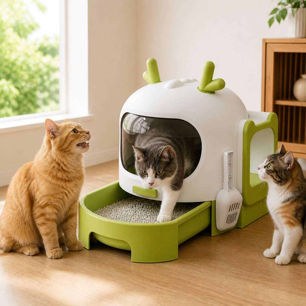 Jumbo Pull-Out Cat Litter Box