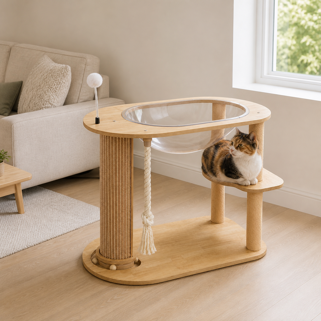 Space Capsule Cat Tree