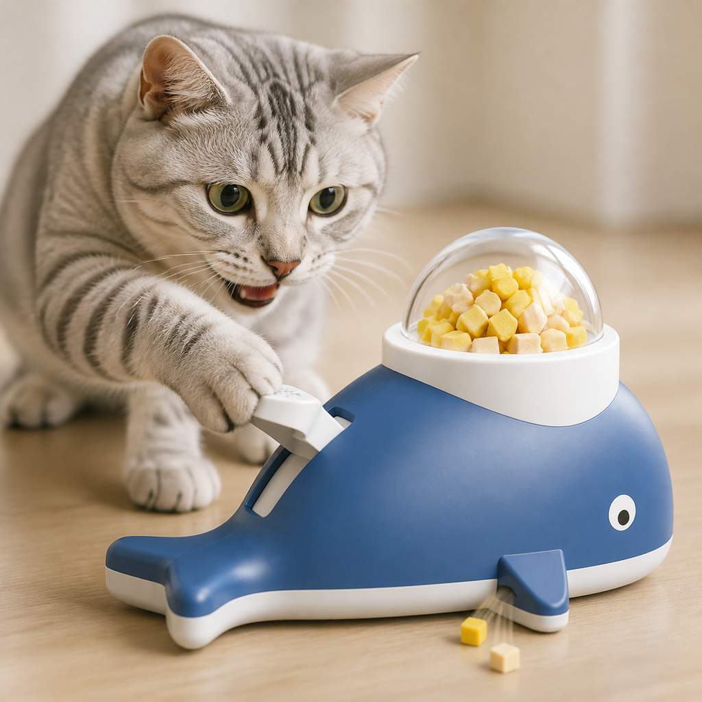 Whale Treat Dispenser Puzzle Toy
