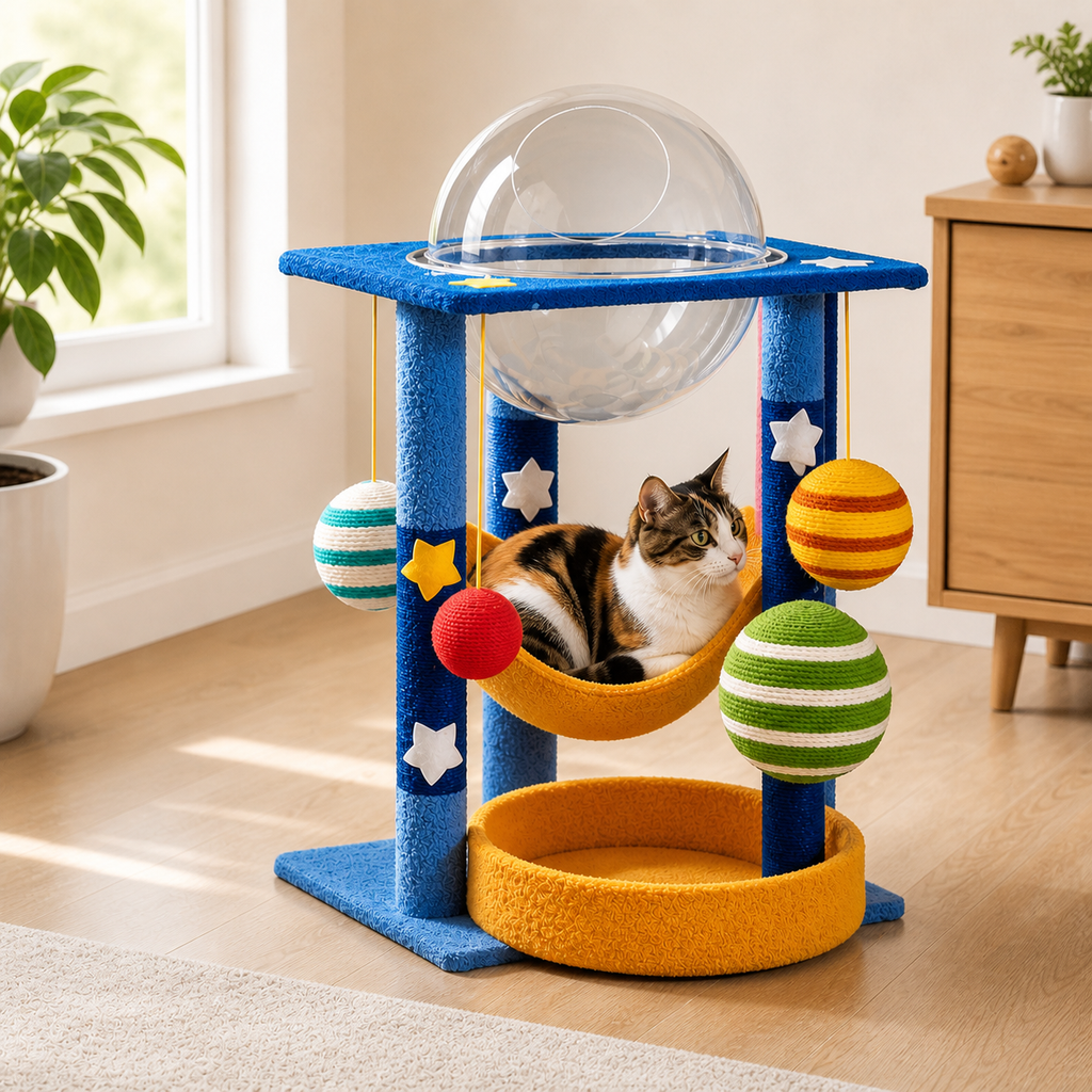 Moon Capsule Cat Tree