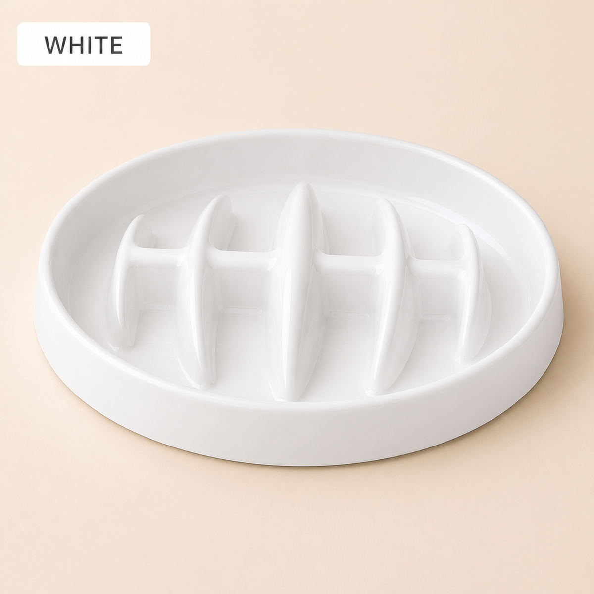 Fishbone Slow Feeder Bowl