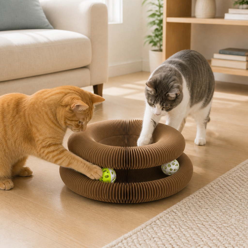Magnetic Kitty Kurls Cat Scratcher