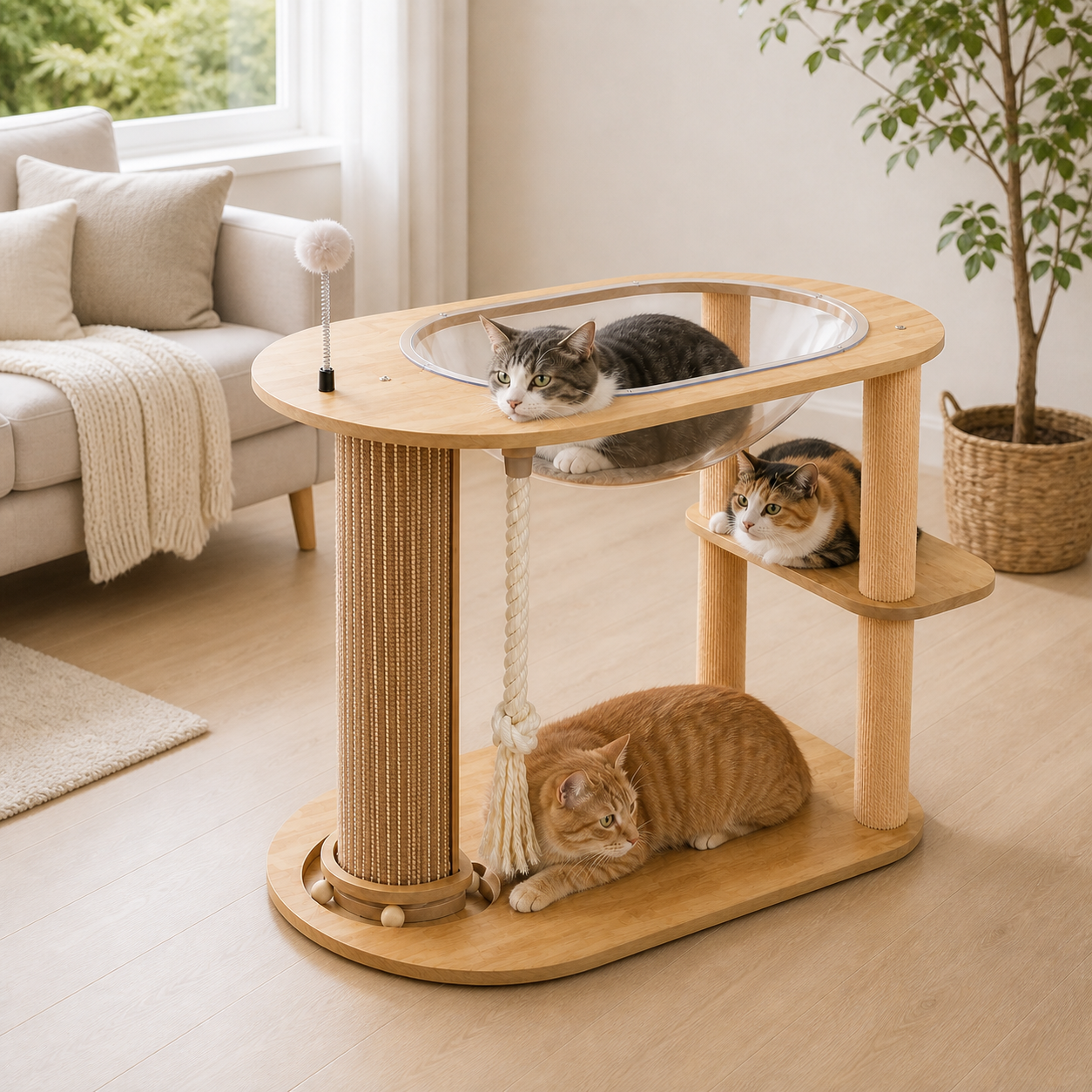 Space Capsule Cat Tree