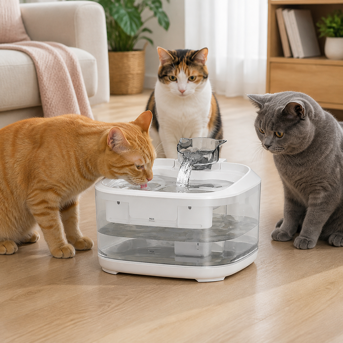Large-Capacity Filtered Water Fountain