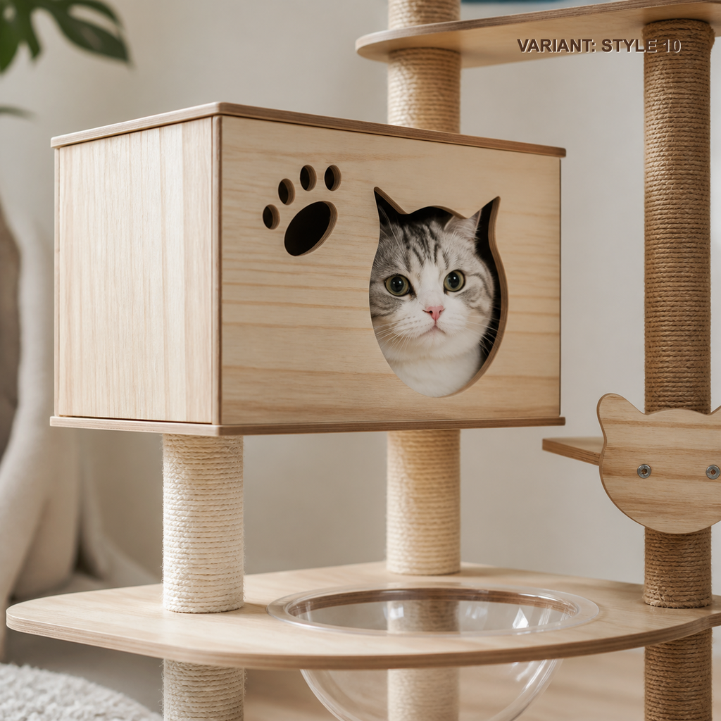 Space Capsule Cat Scratcher Nest