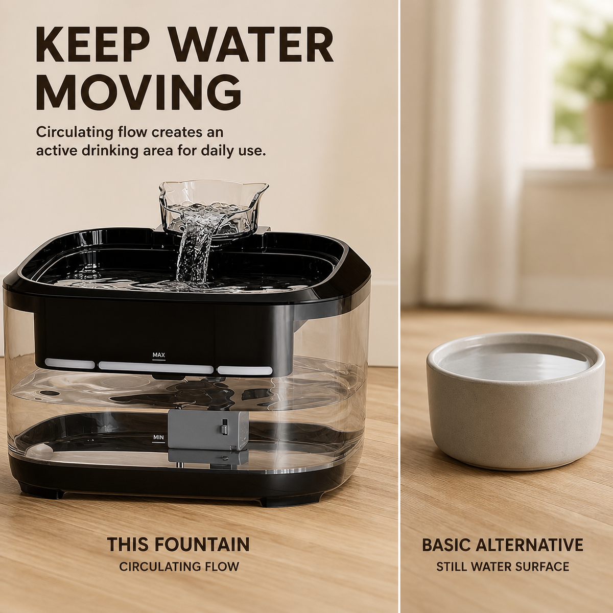 Large-Capacity Filtered Water Fountain
