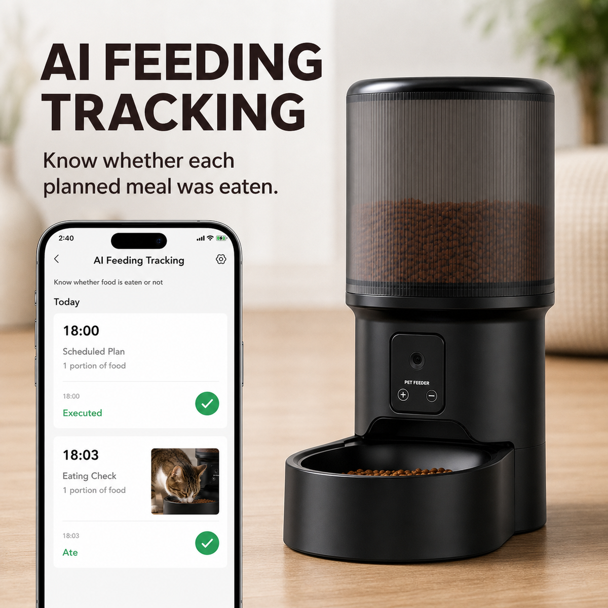 Timed Smart Pet Feeder