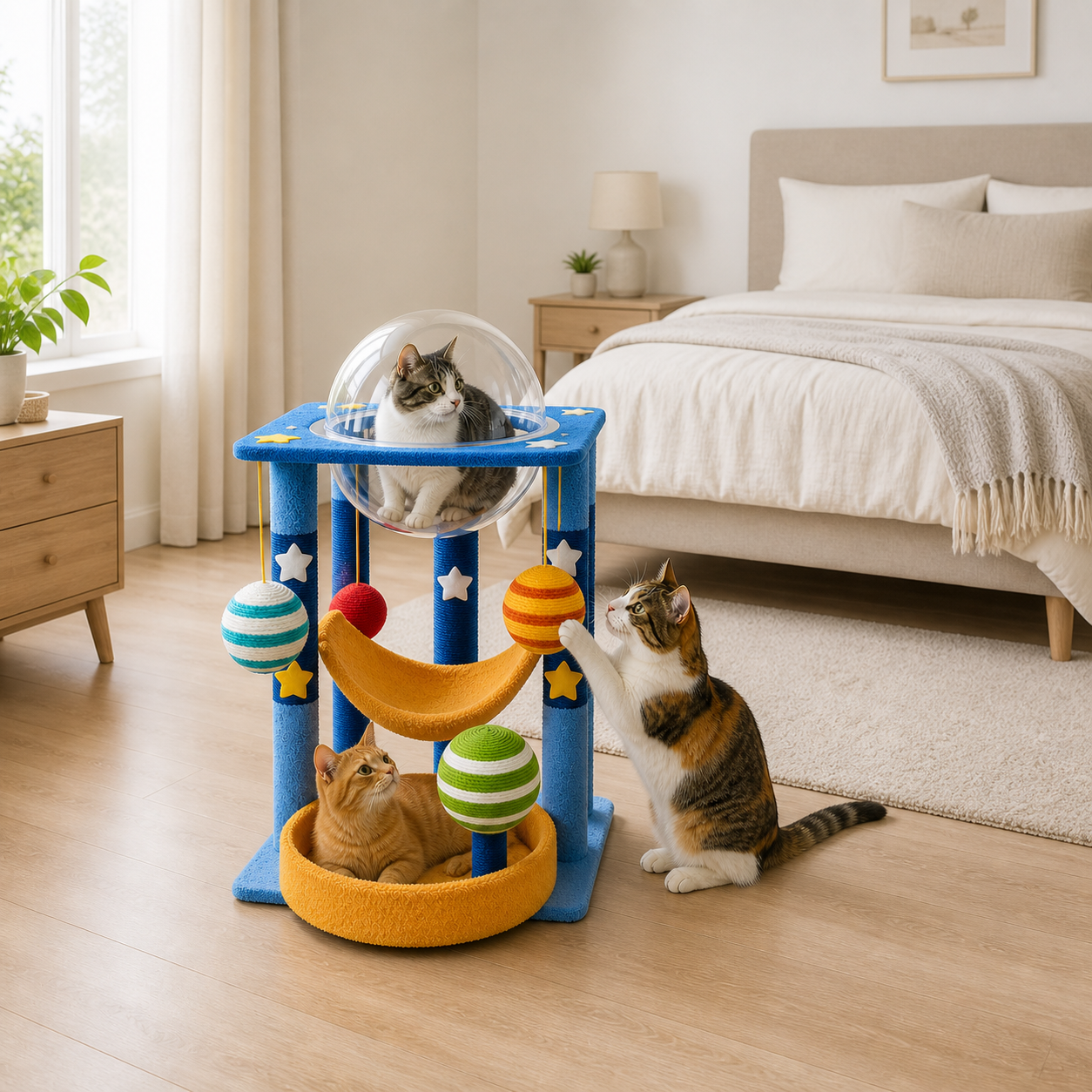 Moon Capsule Cat Tree